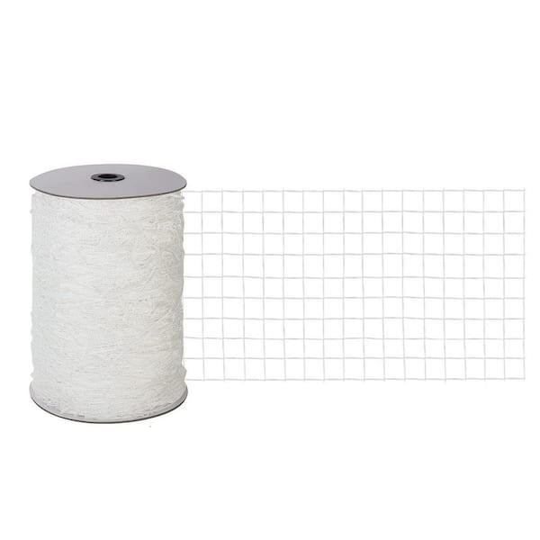 4200"L x 60"W White Nylon Soft Mesh Trellis Netting Roll Garden Plant Support Heavy-Duty Climbing Vine Accessory