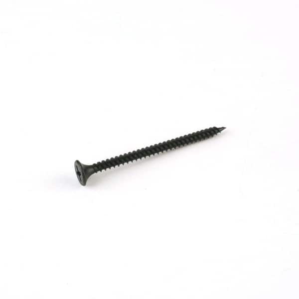 #6 x 1-1/4 in. Phillips Black Bugle-Head Drywall Screw (8-Piece per Pack)