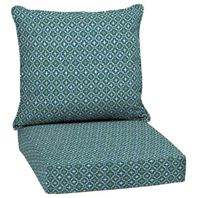 ARDEN SELECTIONS 24 in. x 24 in. 2-Piece Deep Seating Outdoor Lounge ...