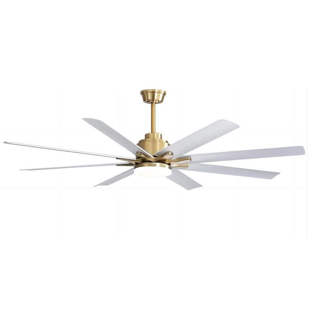 DeluxVista 66 in. indoor Golden Low Profile ABS Ceiling Fan with Remote Control 6 Speed Reversible Noiseless DC Motor price history on PriceWatchPro