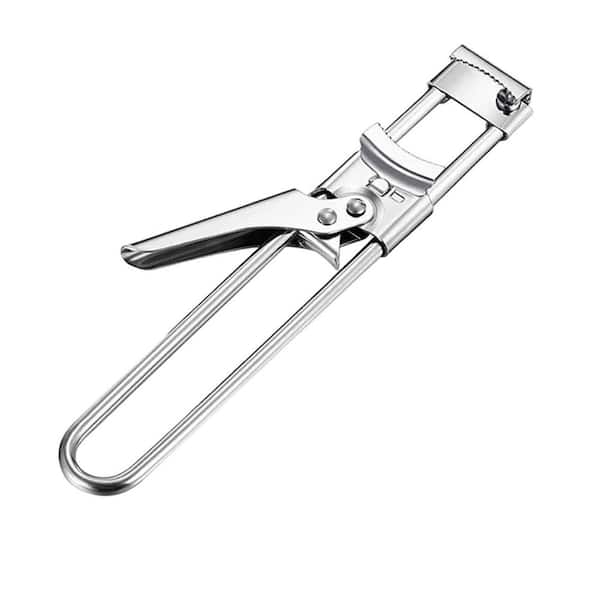 Adjustable Stainless Steel Jar Opener, 9 in. Extended Grip for Weak Hands Multi-Func Lid and Bottle Opener, Can-Handheld