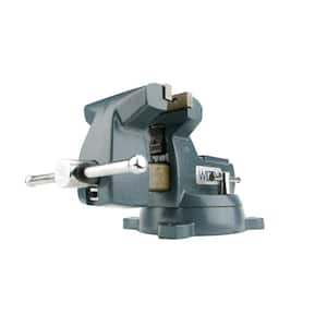 748A 8 in. Mechanics Vise with Swivel Base, 4-3/4 in. Throat Depth