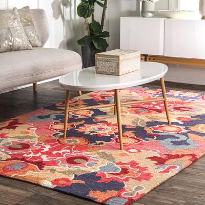 Felicity Bohemian Abstract Multi 3 ft. x 5 ft. Area Rug