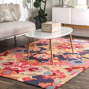 Felicity Bohemian Abstract Multi 6 ft. x 9 ft. Area Rug