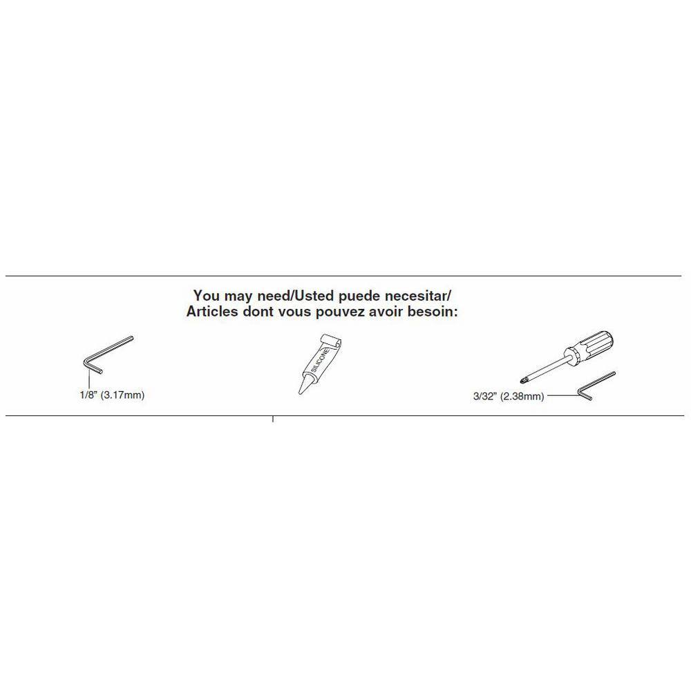 Classic Chrome Widespread Deck Mounted Tub Faucet