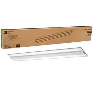 4 ft. Ultra Low Profile 3200 Lumens Integrated LED Dimmable White Wraparound Light 4000K Bright White