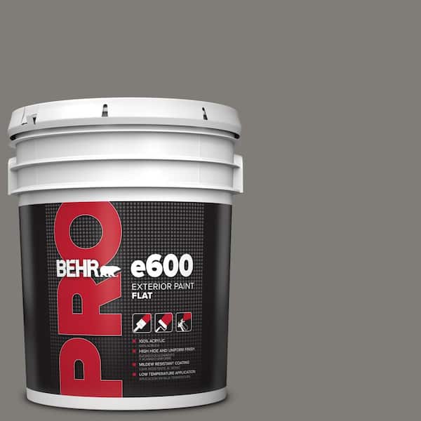 BEHR PRO 5 gal. #PPU24-21 Greyhound Flat Exterior Paint