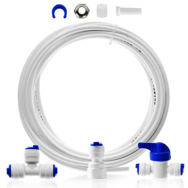 ISPRING Ultra Safe Fridge Water Line Connection and Ice Maker Kit for Reverse Osmosis RO System and Water Filter, 1/4 in., 20 ft