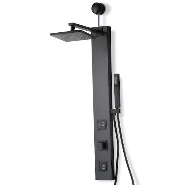 ANZZI 39 in. 2-Jetted Shower with Heavy Rain Showerhead and Spray