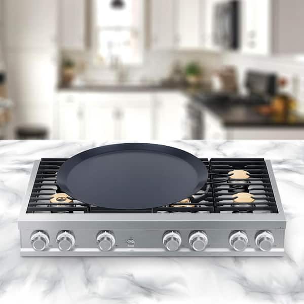 8.5 Stainless Steel Flat Square Fry Pan Comal