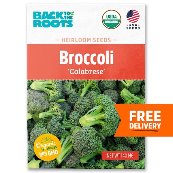 Organic Calabrese Broccoli Seed (1-Pack)