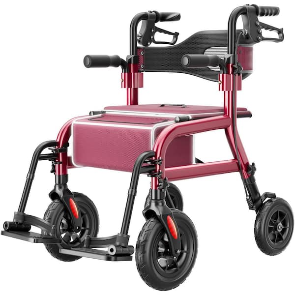Anqtovp 2 in 1 R12 Series Adjustable Seat Handle 10 in. Wheels