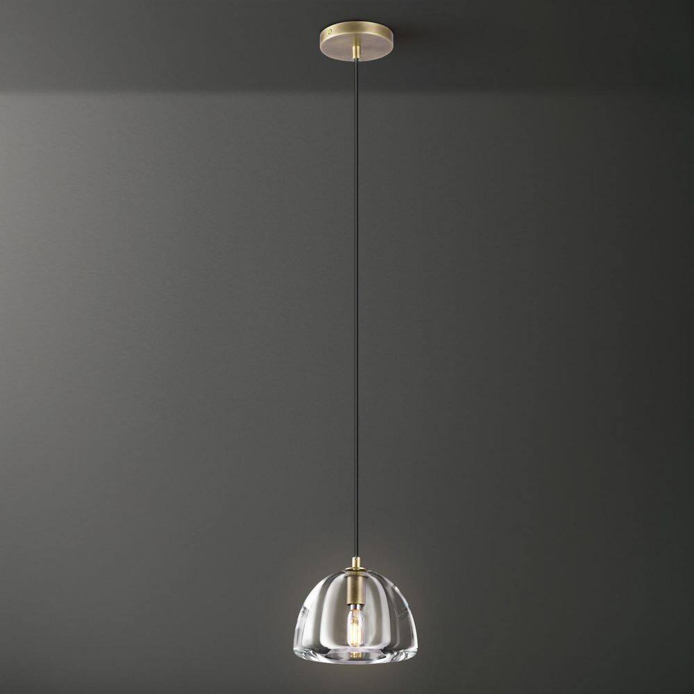 87 in. H 1-Light Adjustable Kitchen Island Pendant Light, Modern Brass Crystal Pendant Light, for Living room, Bedroom price history on PriceWatchPro