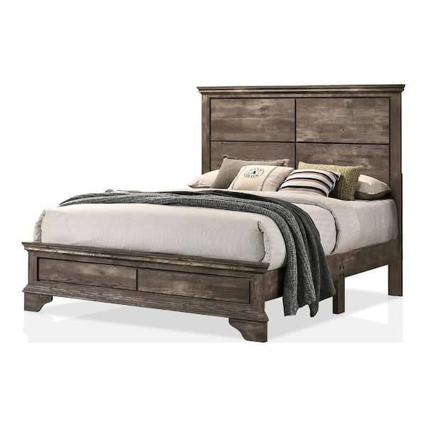 Ragena 6 Piece Gray King Bedroom Set, King Bed Set With Storage Bench