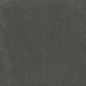 First Class II - Oakwood - Gray 50 oz. SD Polyester Texture Installed Carpet