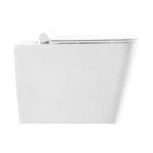 Concorde Back to Wall Elongated Toilet Bowl Only in Glossy White