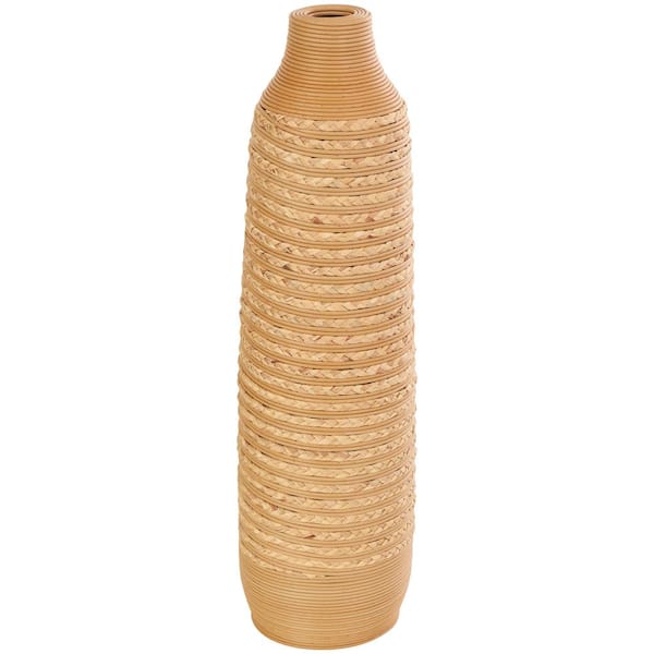 Seagrass Handmade Wrapped Tall Floor Vase - On Sale - Bed Bath