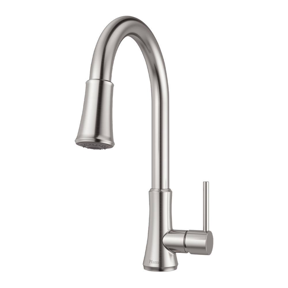 Parker Fireclay 26" White Single Bowl Farmhouse Sink with Stainless Steel Faucet