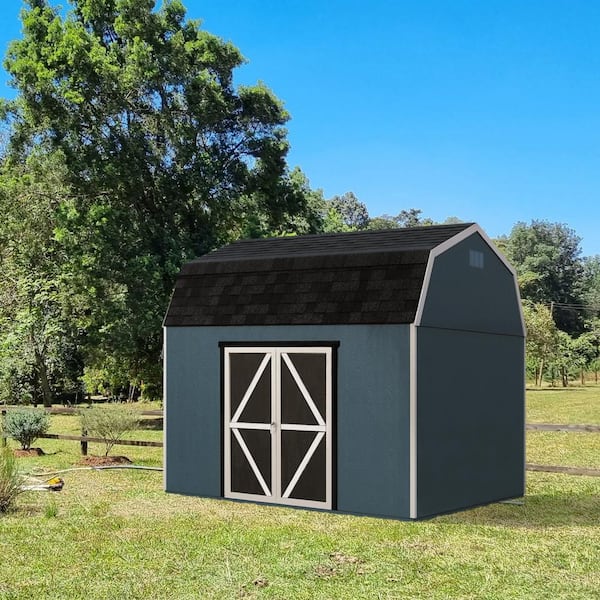 Handy Home Products Do-it Yourself Braymore 10 ft. x 12 ft. Outdoor Wood Storage Shed with Smartside and Floor system Included (120 sq. ft.)