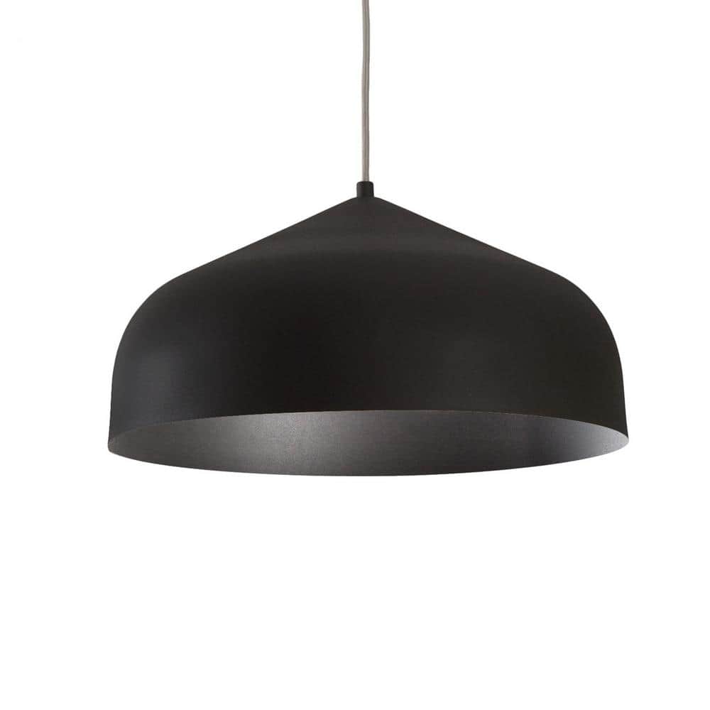 Helena Black Aluminum Single Pendant Light