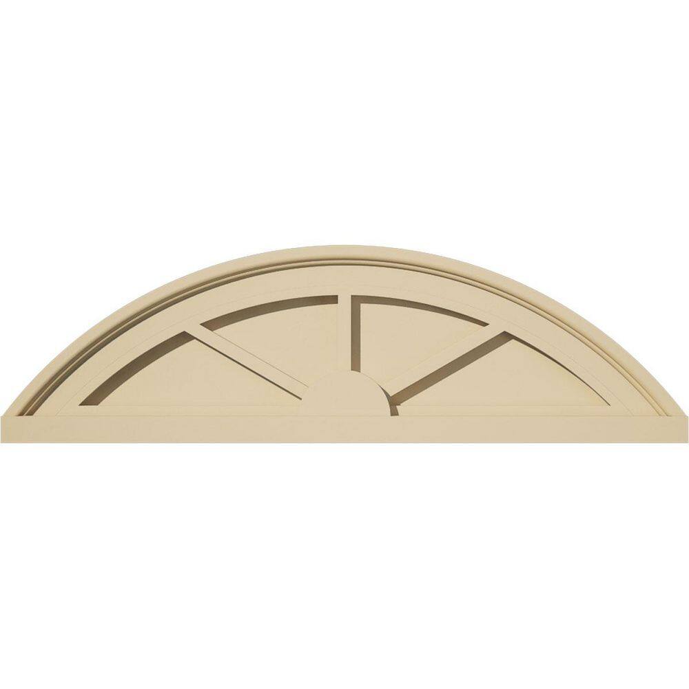 26-in. W x 7-1/2-in. H x 2-in. P Segment Arch 3 Spoke Signature Urethane Pediment, Primed Tan price history on PriceWatchPro