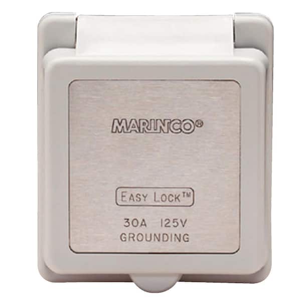 MARINCO Replacement Cap and Bezel Only for 301EL-B Power Inlet