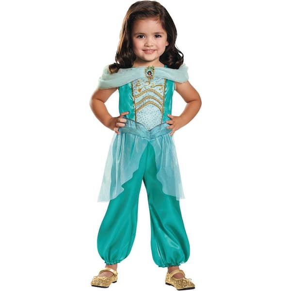 Toddler Girls Classic Disney's Aladdin Jasmine Costume - 3T-4T