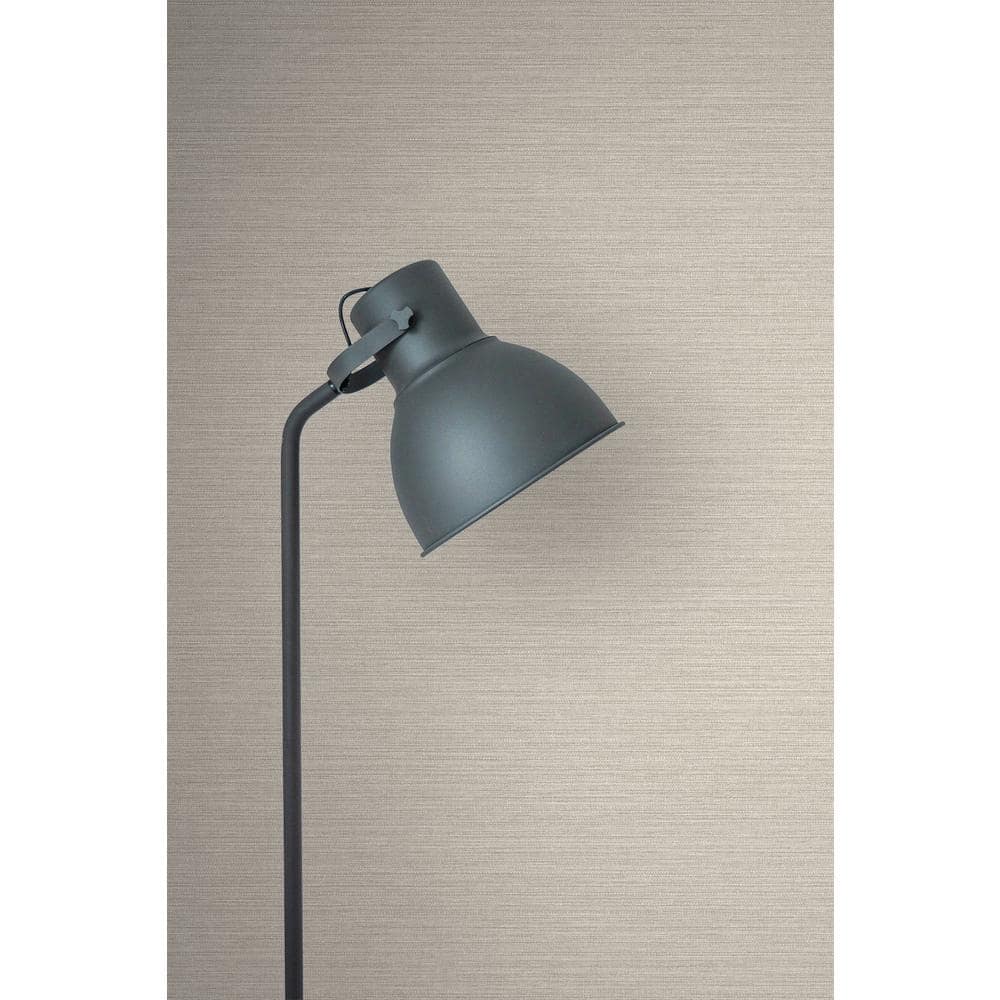 Cream Grasscloth Effect Non-Pasted Removable Wallpaper Roll