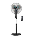 16 in. Dual-Blade Stand Tower Fan