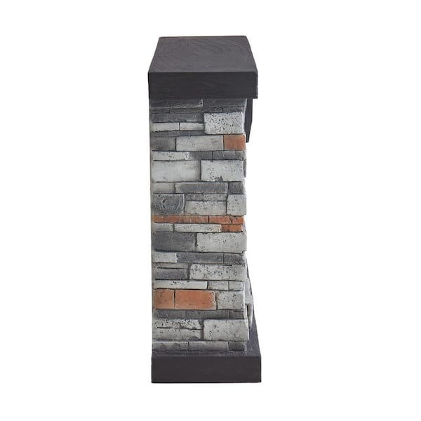 Moda Flame MFE5060WS 60quot; Chimenea eléctrica empotrable de pared Cynergy  XL - Pebble Stone
