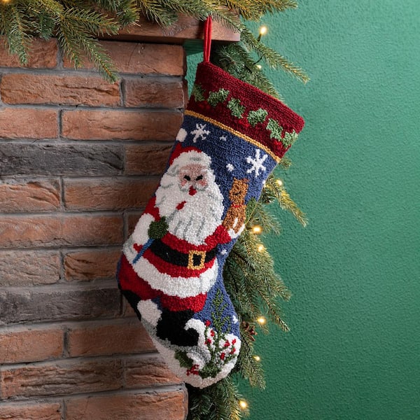 Vintage Needlepoint Christmas Stocking Santa Claus Christmas -    Needlepoint christmas, Christmas stockings, Needlepoint christmas stockings