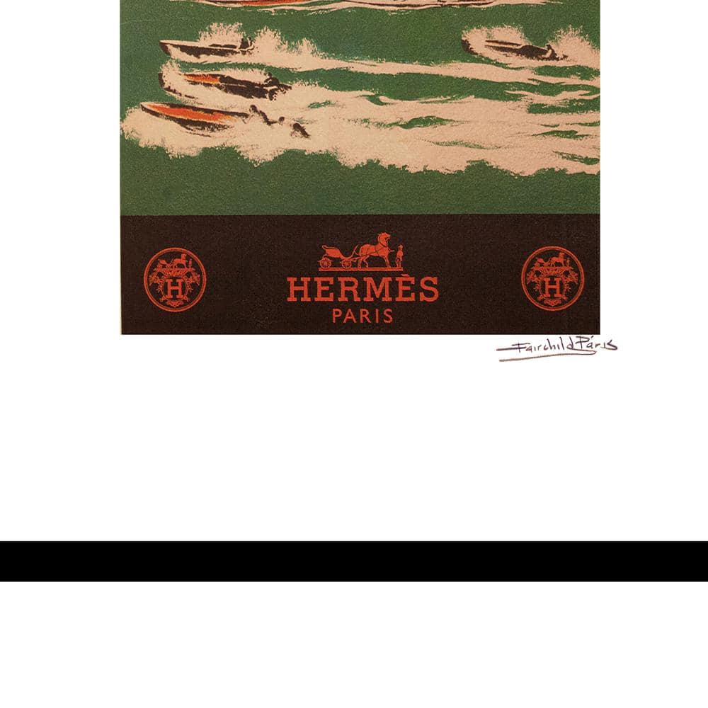 Vintage Sailboats Abstract Print in Black Frame for Kids