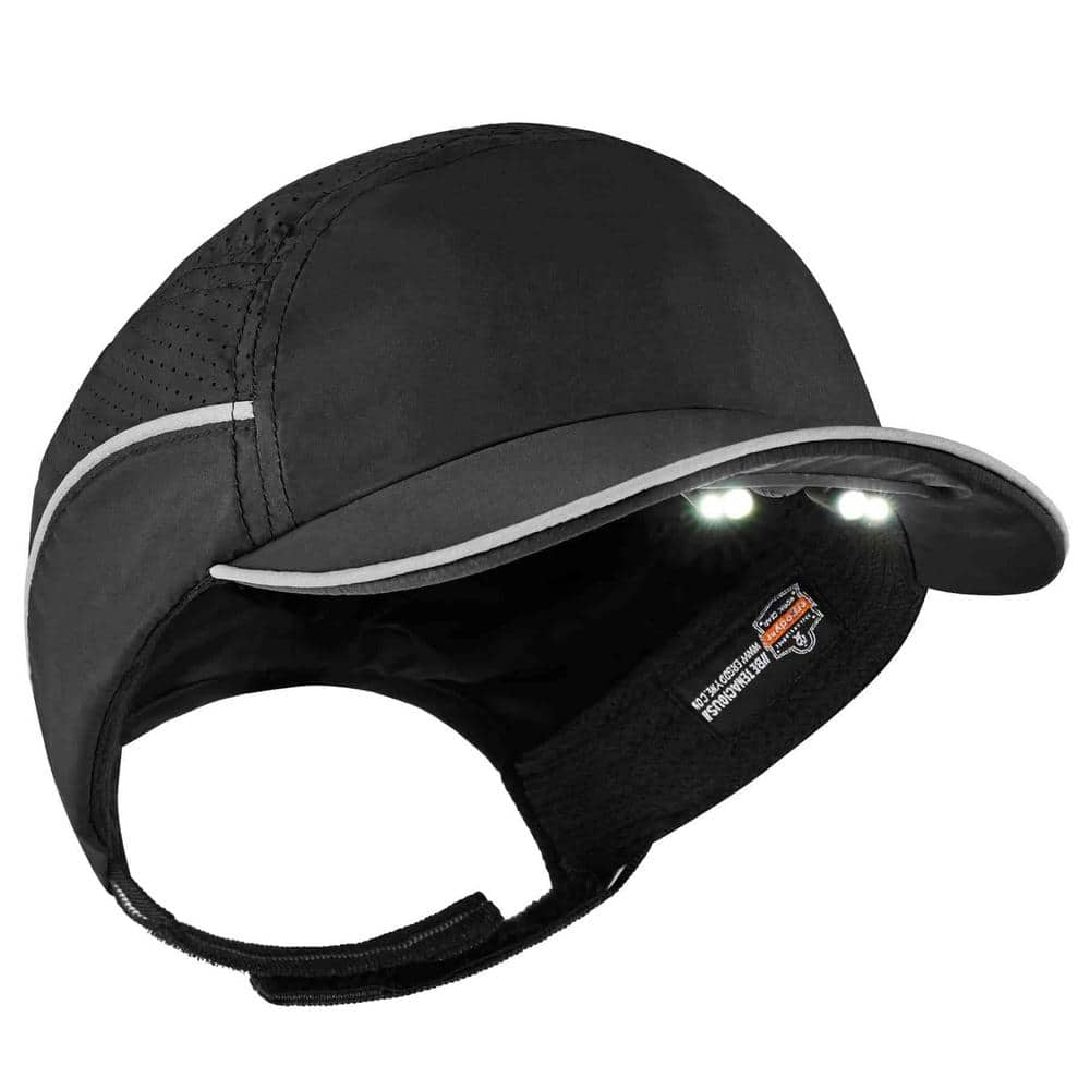 Skullerz Lightweight Bump Cap Hat with LED Lighting 8965 - The Home Depot