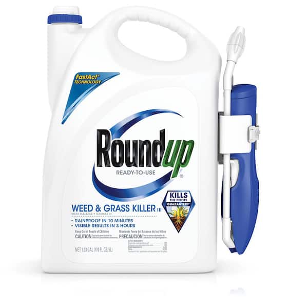 Roundup 1.33 Gal. Ready-to-Use Weed and Grass Killer Plus Comfort Wand