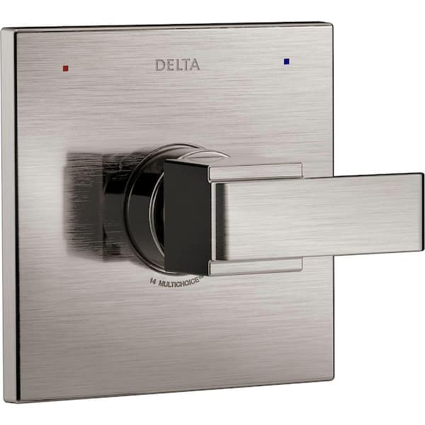 Delta Ara 1-Handle Wall Mount Valve Trim Kit in Stainless (Valve Not Included)