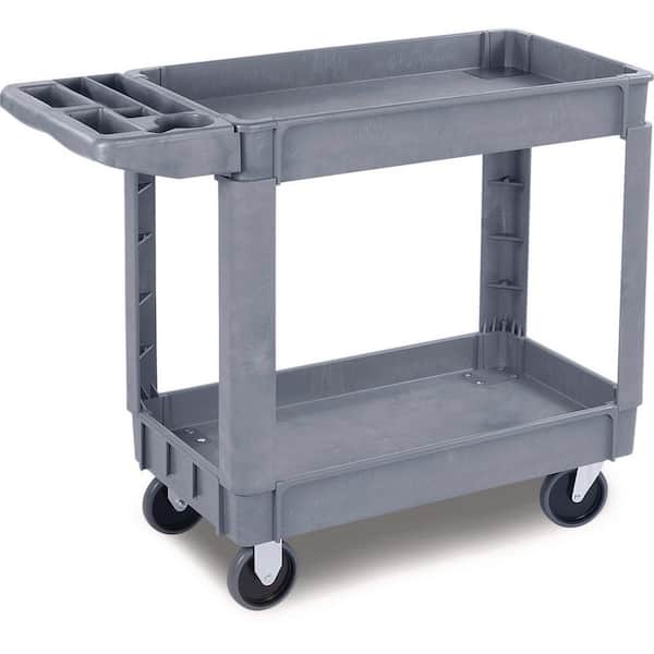 Boardwalk 17.25 in. W x 40 in. D x 33.5 in. H Gray Plastic Resin 2