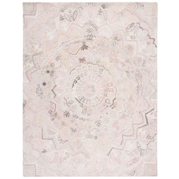 SAFAVIEH Marquee Beige/Ivory 8 ft. x 10 ft. Floral Oriental Area Rug