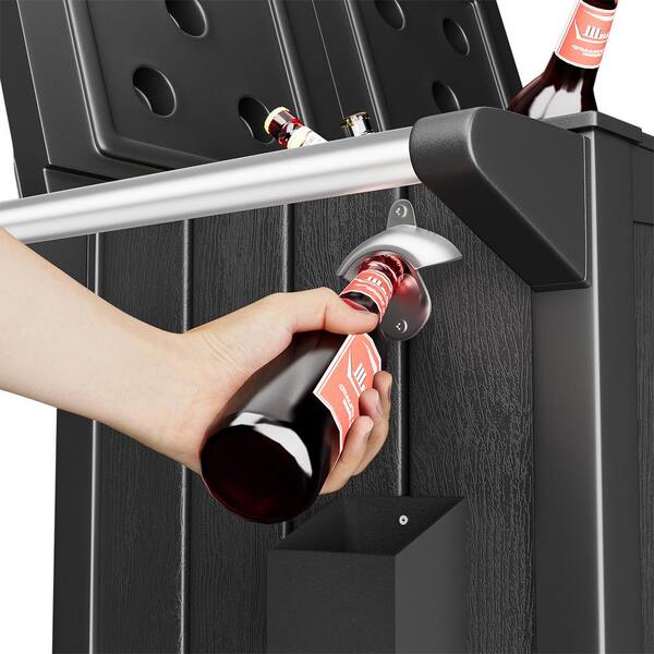 Can Cooler Holder With Bottle Opener, Wall-mounted Can Cooler