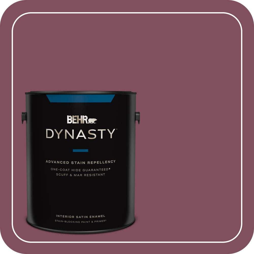 1 gal. #T17-14 Artful Magenta Satin Enamel Interior Stain-Blocking Paint and Primer price history on PriceWatchPro