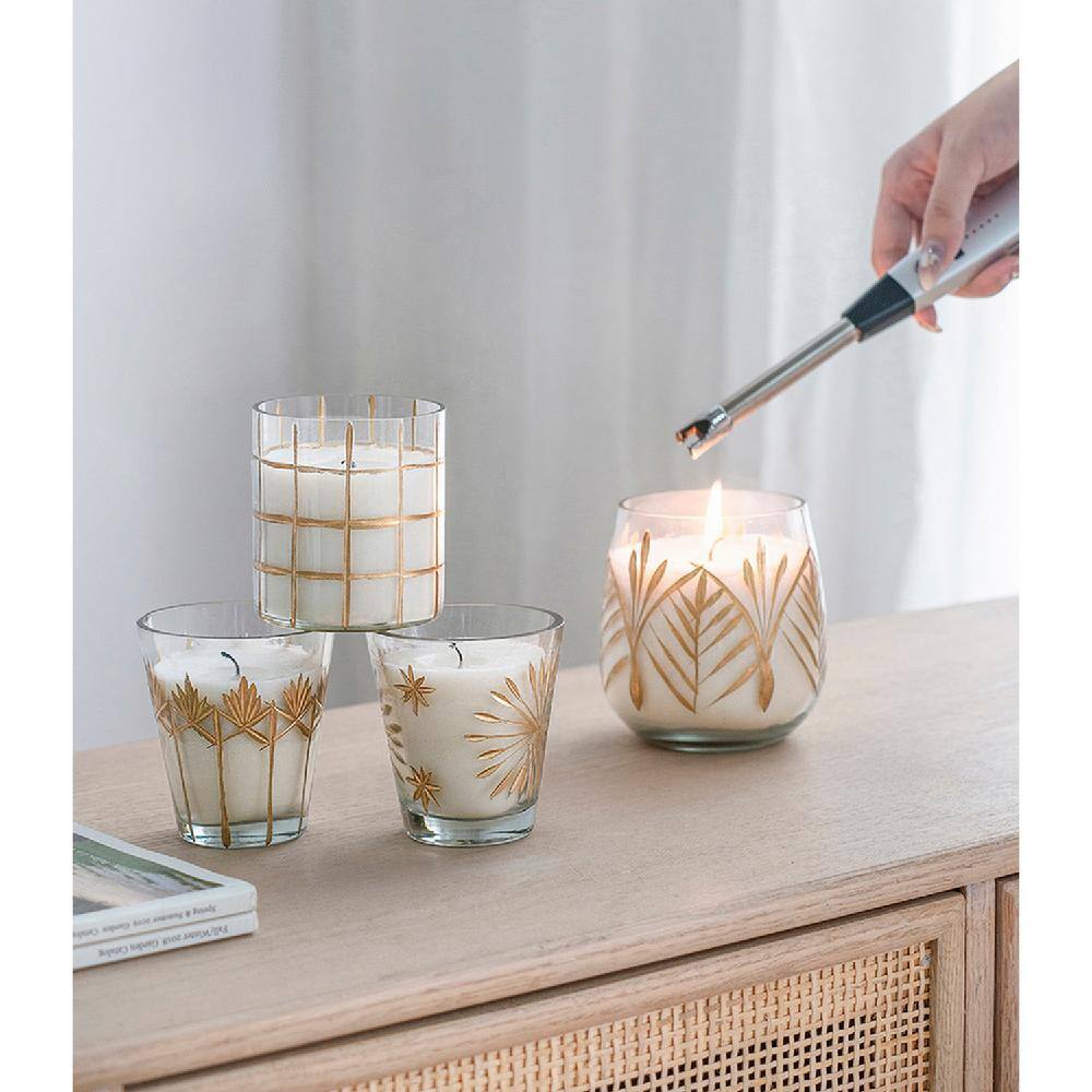 Soy Wax Candles - Set of 4 - Gold (Set of 4)