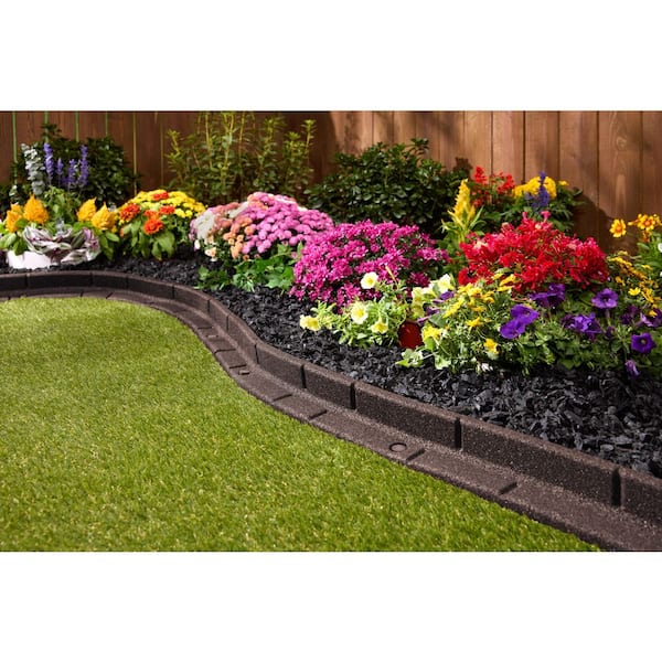 Vigoro 75 cu. ft. Mocha Brown Rubber Nugget Mulch and 48 in. x 3