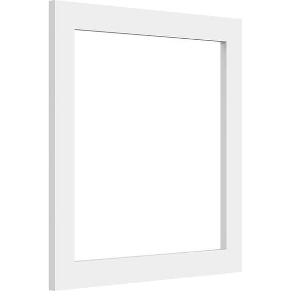 Ekena Millwork 16"W x 16"H x 3/8"P Prescott Decorative Wall Panel (Two-Piece)