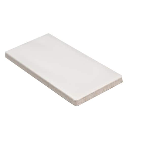 MSI - Whisper White Glossy White Ceramic Subway Tile 3 in. x 6 in., Wall (1 sq. ft./Case)