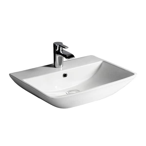 Barclay Products Summit 500 Wall-Hung Bathroom Sink in White