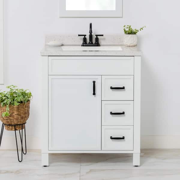Winsome 30 in. Bath Vanity Cabinet without Top in White