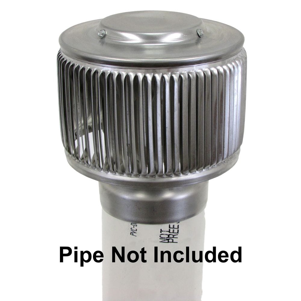 UPC 843951006659 product image for 4 in. Dia Aura PVC Vent Cap Exhaust with Adapter for Schedule 40 or Schedule 80  | upcitemdb.com