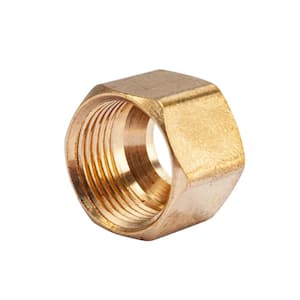 3/8 in. Brass Compression Nut Fitting (25-Pack)