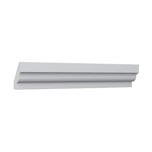 Ekena Millwork WM60 0.56 in. D x 1.75 in. W x 96 in. L Wood (Fingerjoint Pine) Crown Moulding