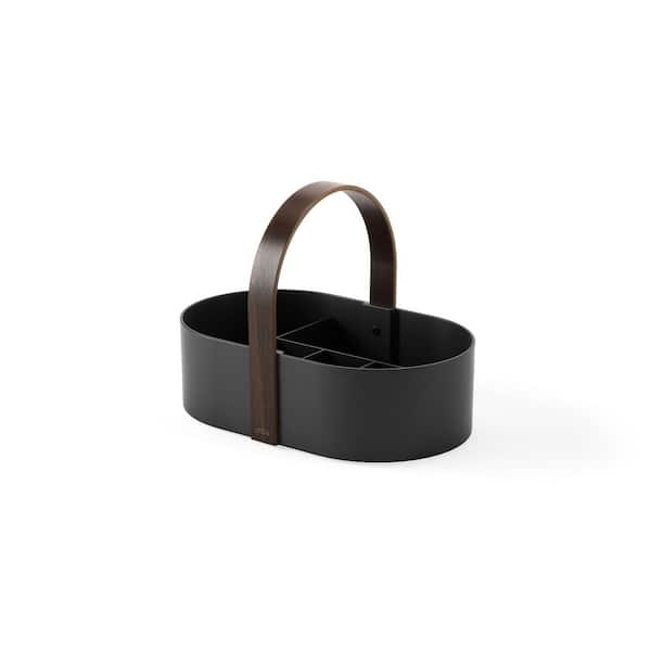 Umbra Bellwood Kitchen Caddy in Black/Walnut