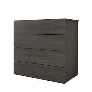 4-Drawer Bark Grey Dresser (31 in. x 31.75 in. x 18.75 in.)